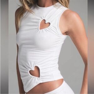 NWT Skims Cotton Jersey Heart Tank